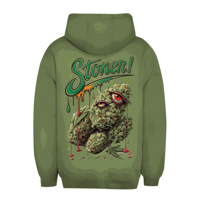 Unisex Oversize Hoodie mit Stoner Print Art von Division420 in Urban Style und nachhaltiger Qualität