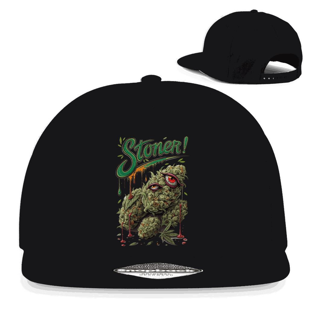 Snapback Rapper Cap - Stoner Print Art | Division420®