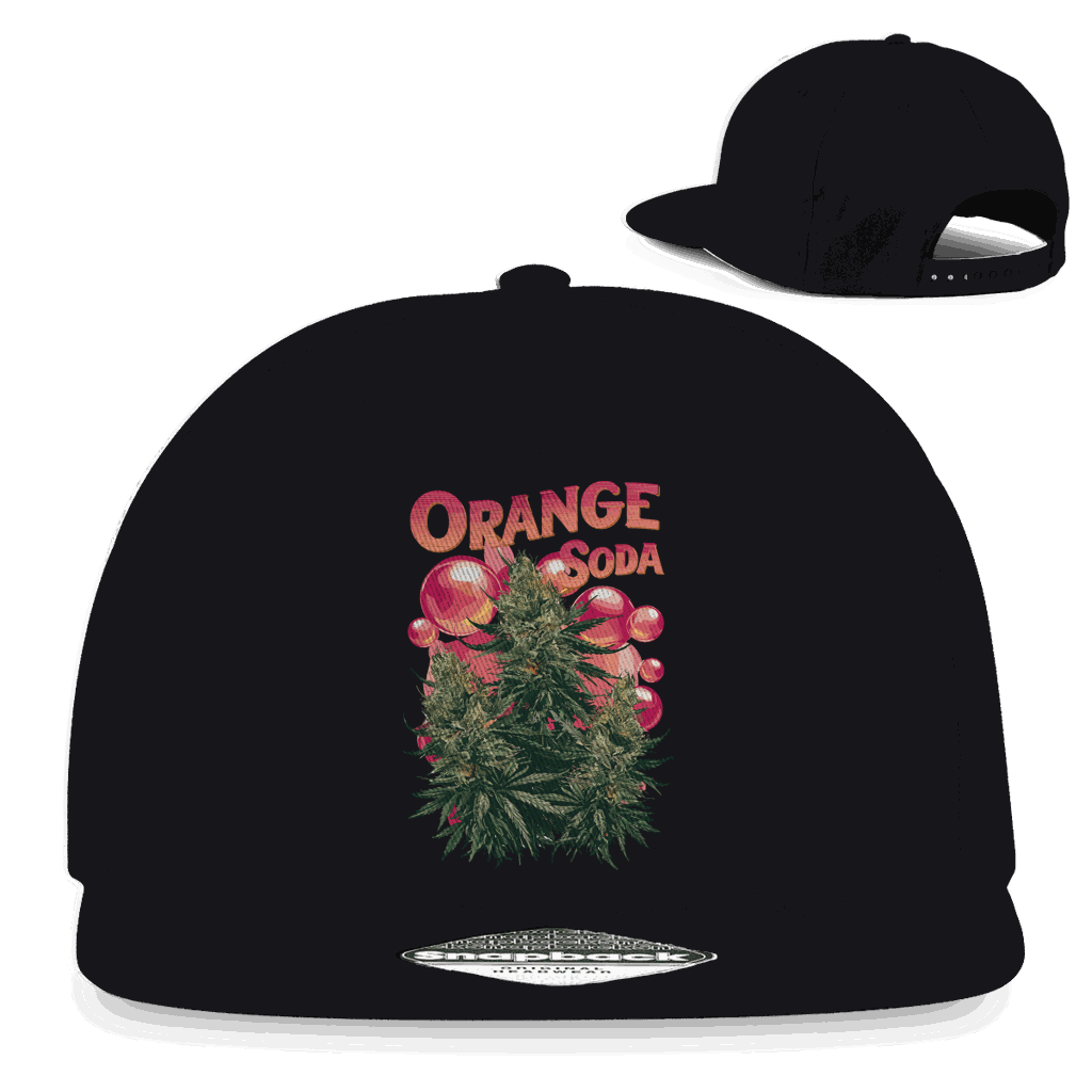 Snapback Rapper Cap - Orange Soda | Division420®