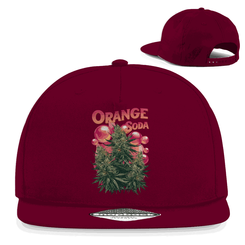 Snapback Rapper Cap - Orange Soda | Division420®
