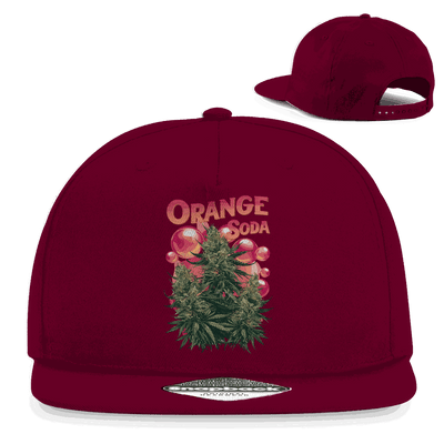 Snapback Rapper Cap - Orange Soda | Division420®