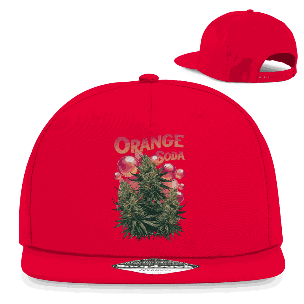 Snapback Rapper Cap - Orange Soda | Division420®