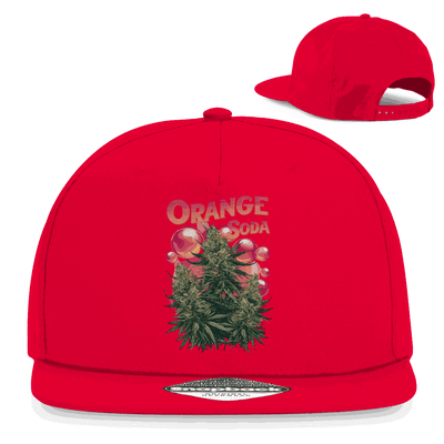 Snapback Rapper Cap - Orange Soda | Division420®