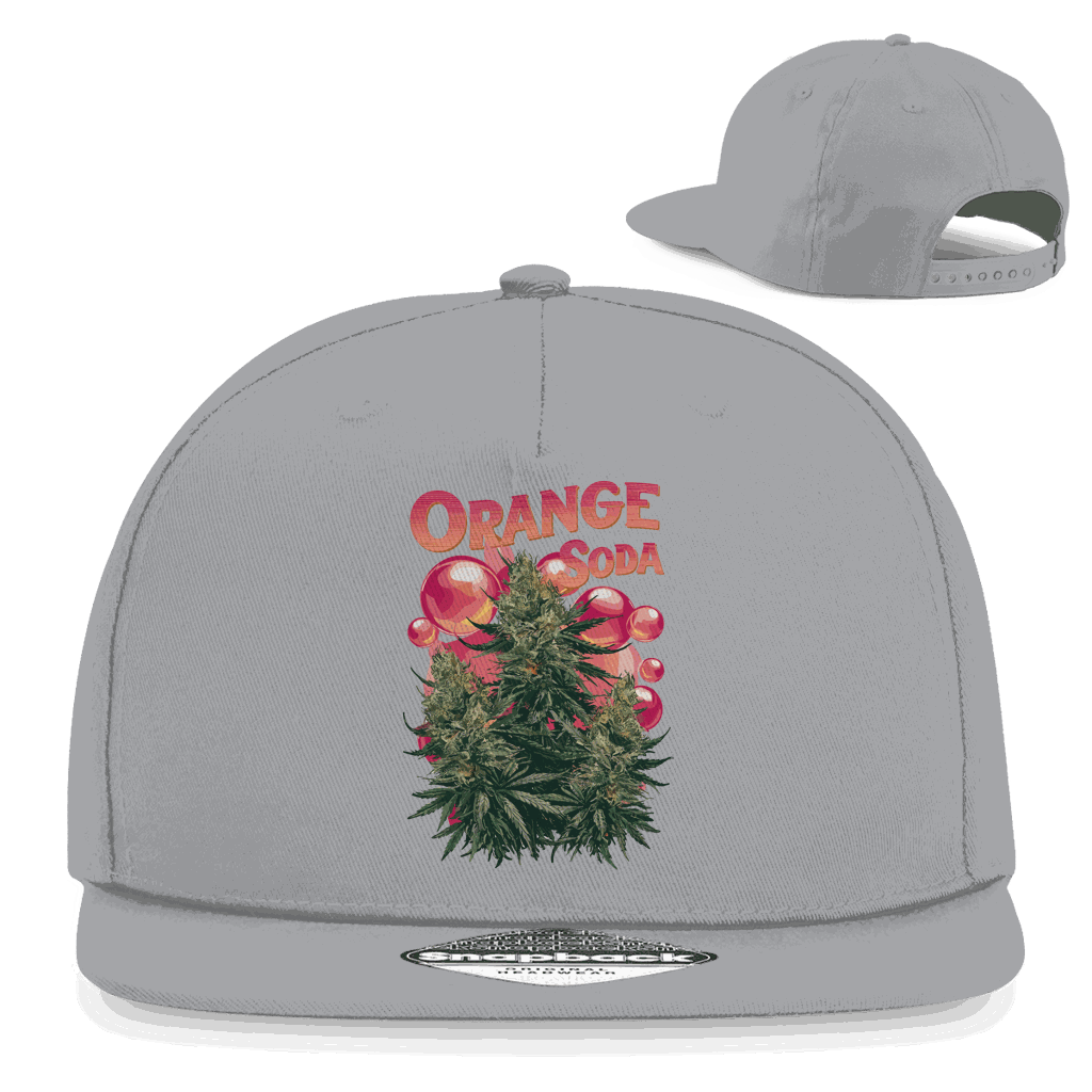 Snapback Rapper Cap - Orange Soda | Division420®