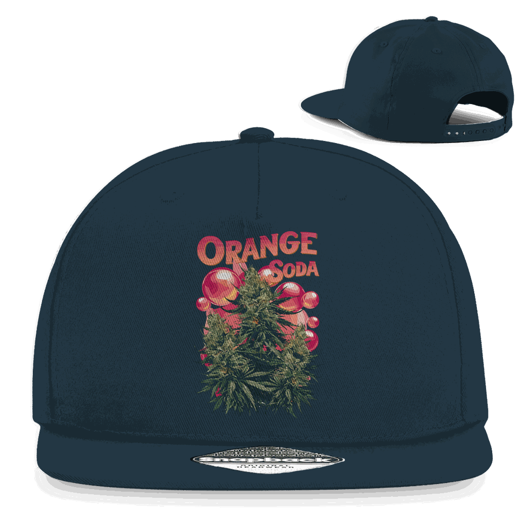 Snapback Rapper Cap - Orange Soda | Division420®