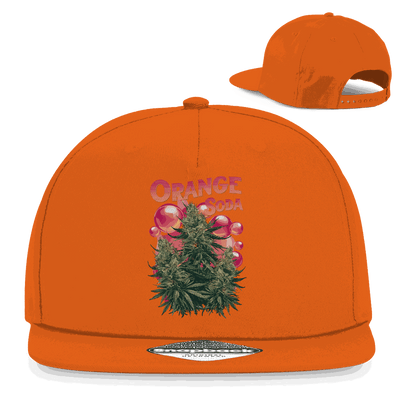 Snapback Rapper Cap - Orange Soda | Division420®