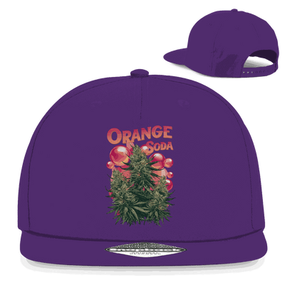 Snapback Rapper Cap - Orange Soda | Division420®