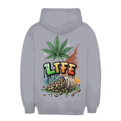 Unisex Oversize Hoodie von Division420 in urbanem Stil mit Kapuze und Kängurutasche