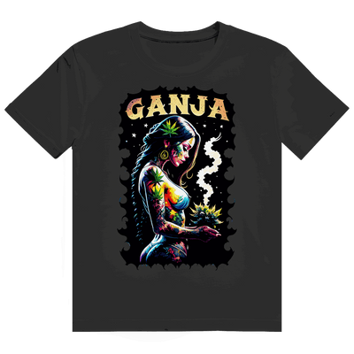 Größentabelle Heavy Cotton T-Shirt Ganja Girl von Division420