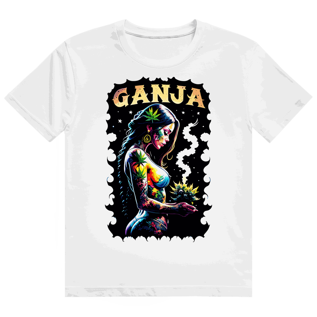 Heavy Cotton T-Shirt - Ganja Girl | Division420®