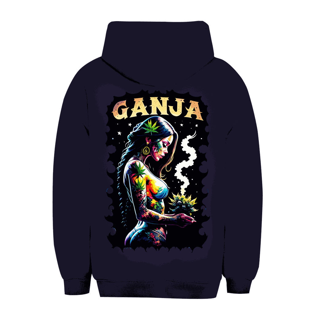 Size chart for Division420 Unisex Oversize Hoodie Ganja Girl
