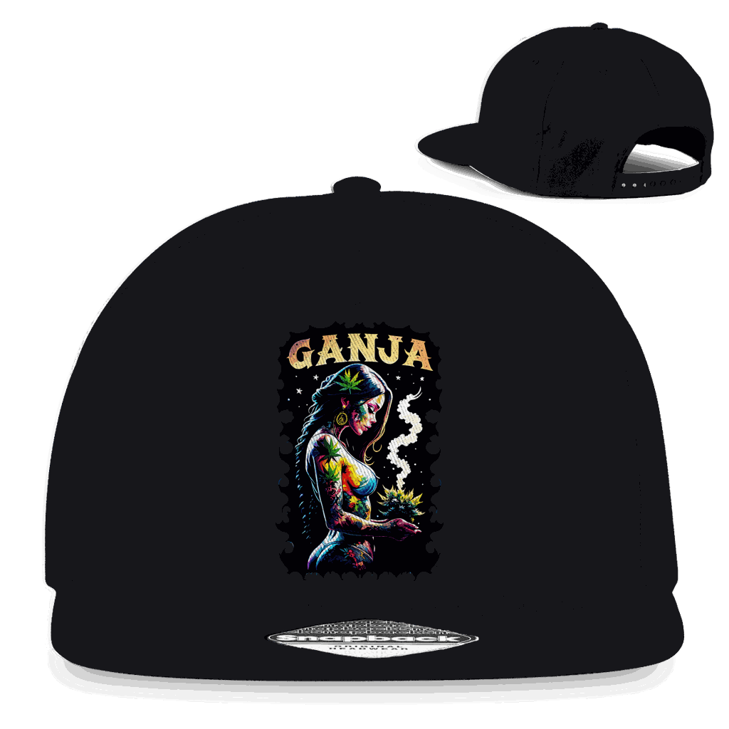 Snapback Rapper Cap - Ganja Girl | Division420®