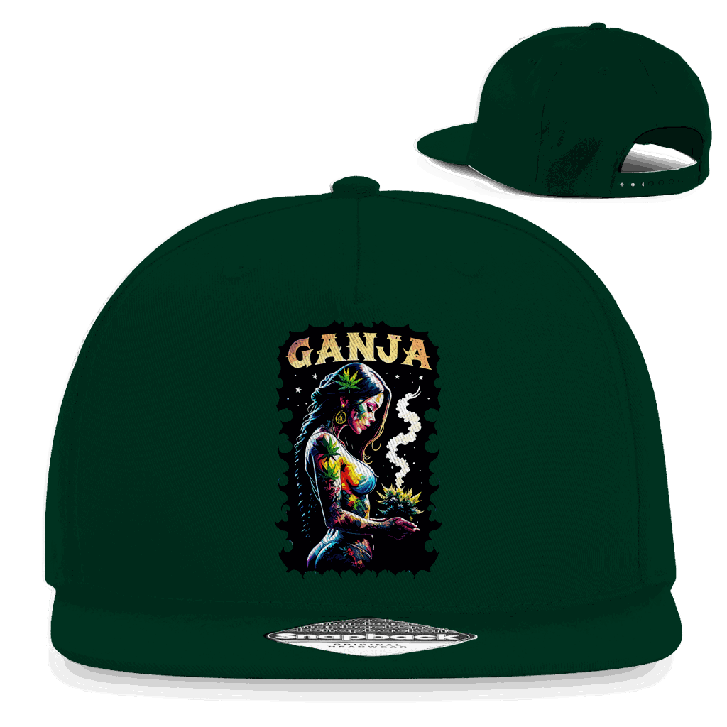 Snapback Rapper Cap - Ganja Girl | Division420®
