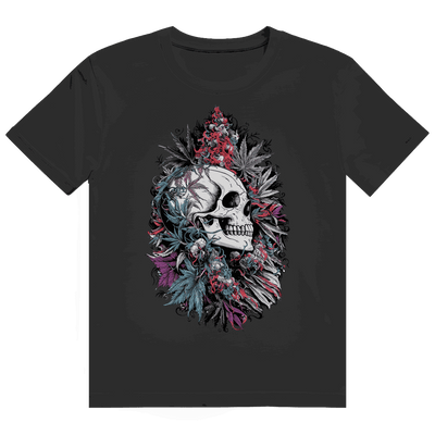 Heavy Cotton T-Shirt - Skull Art Print | Division420®