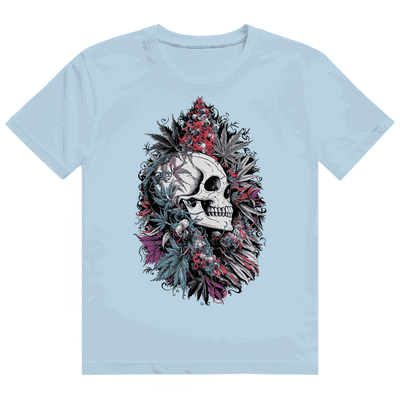 Heavy Cotton T-Shirt - Skull Art Print | Division420®