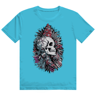 Heavy Cotton T-Shirt - Skull Art Print | Division420®