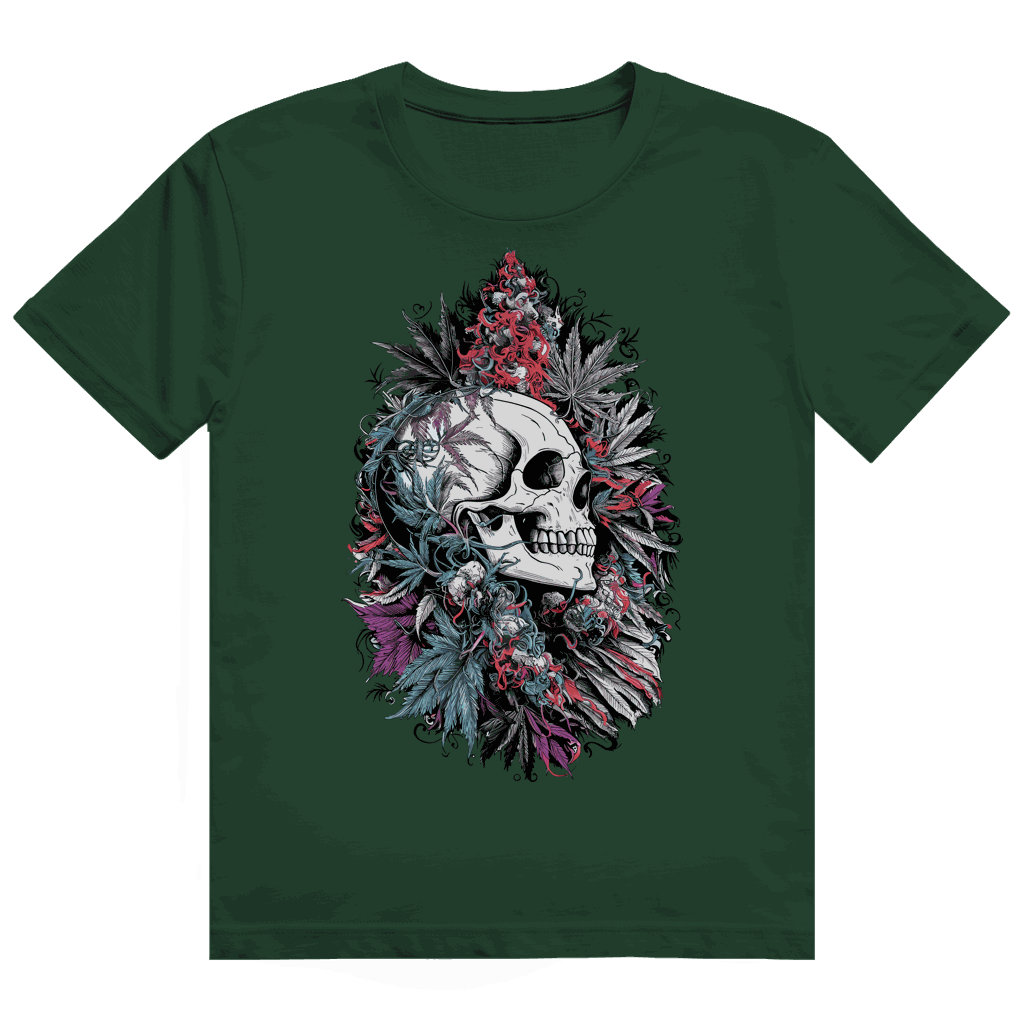 Heavy Cotton T-Shirt - Skull Art Print | Division420®