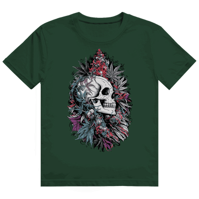 Heavy Cotton T-Shirt - Skull Art Print | Division420®