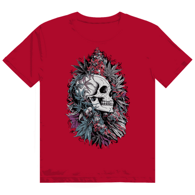 Heavy Cotton T-Shirt - Skull Art Print | Division420®