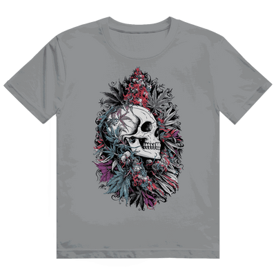 Heavy Cotton T-Shirt mit Skull Art Print von Division420 in hochwertiger Baumwolle und modernem Tubular Fit