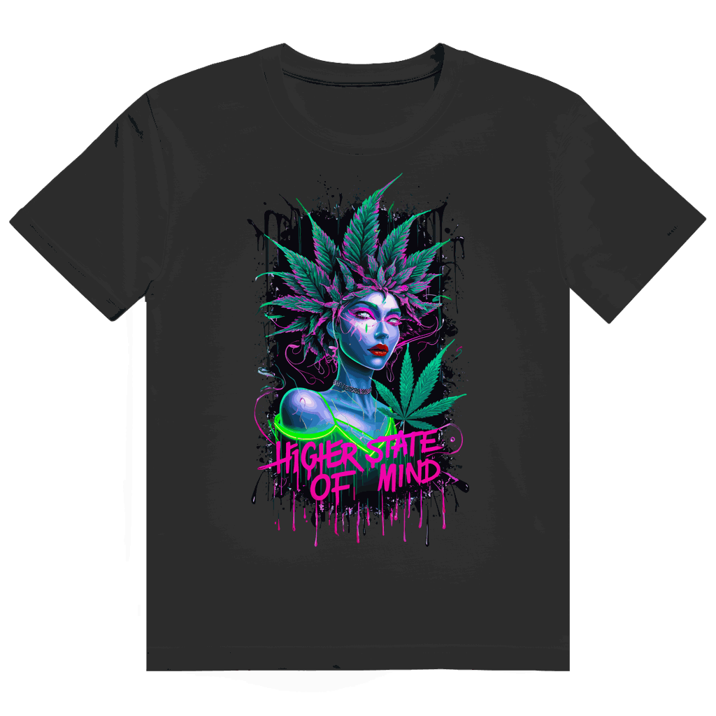 Size chart for Division420 Heavy Cotton T-Shirt - Higher State of Mind