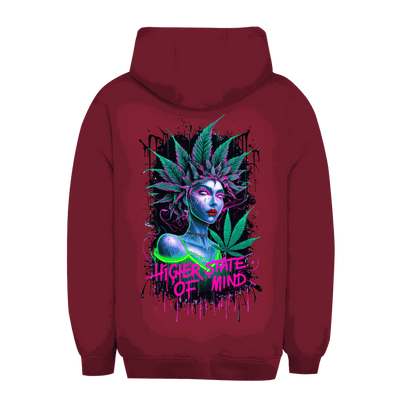 Size chart for Unisex Oversize Hoodie by Division420