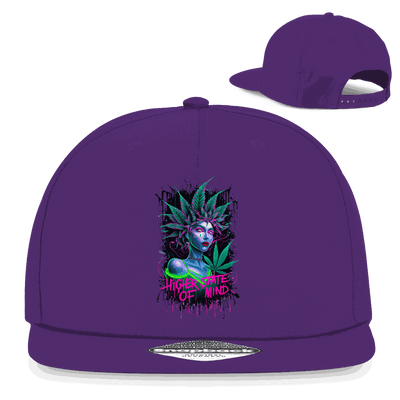 Division420 Snapback Cap Higher State of Mind urban streetwear 5-panel cotton twill flat brim adjustable closure