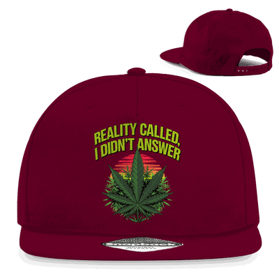 Snapback Rapper Cap - Reality Called | Division420®