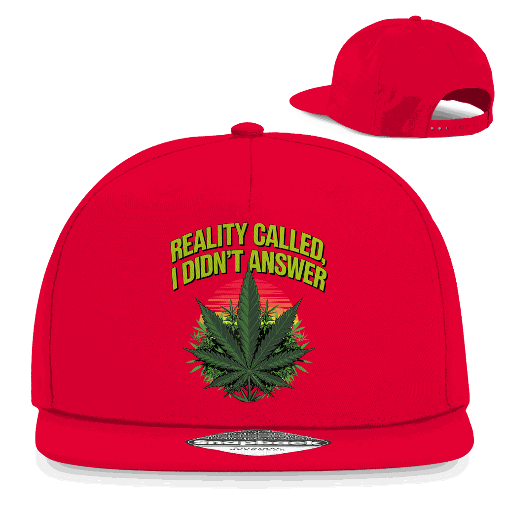 Snapback Rapper Cap - Reality Called | Division420®