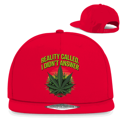 Snapback Rapper Cap - Reality Called | Division420®