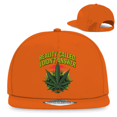 Snapback Rapper Cap - Reality Called | Division420®