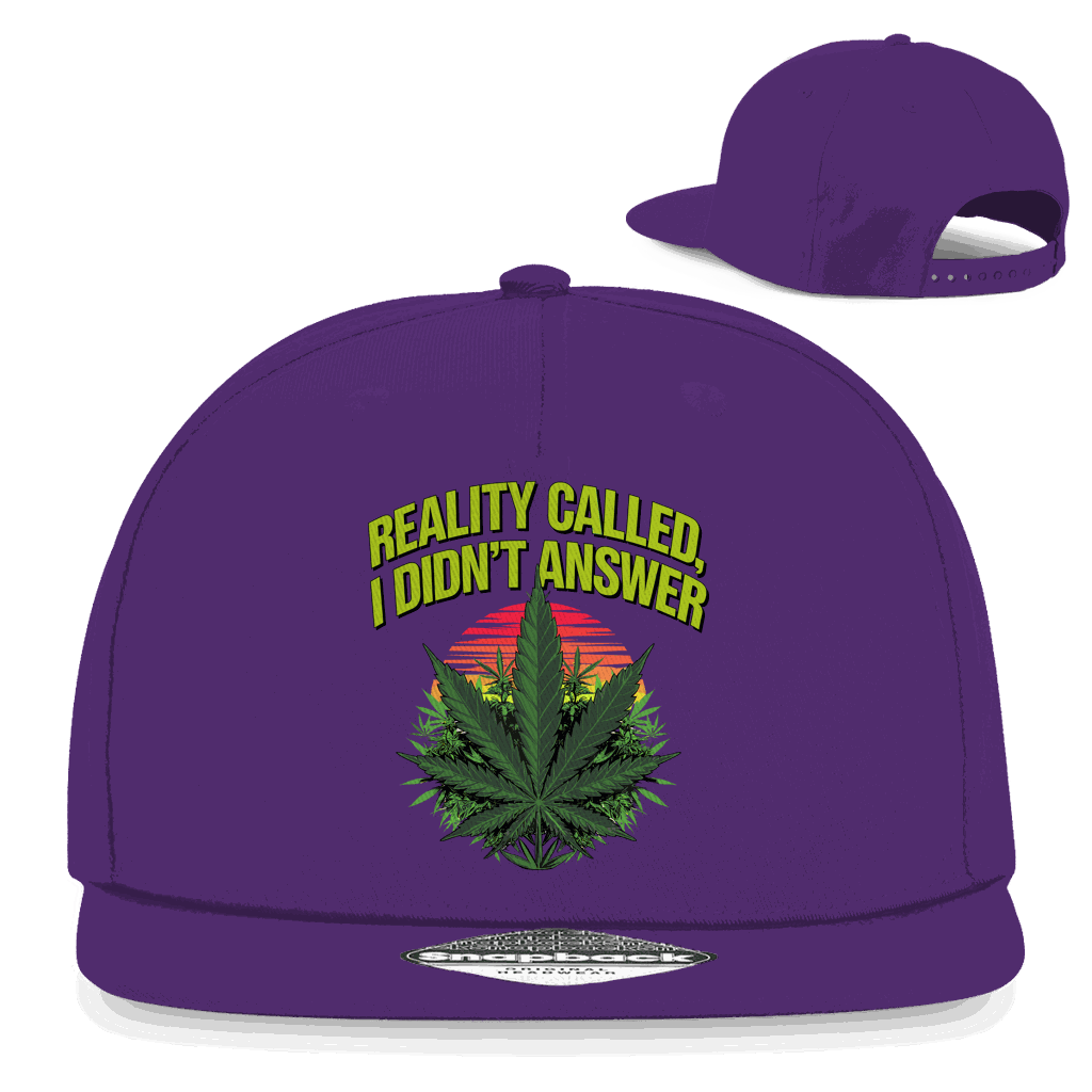 Snapback Rapper Cap - Reality Called | Division420®