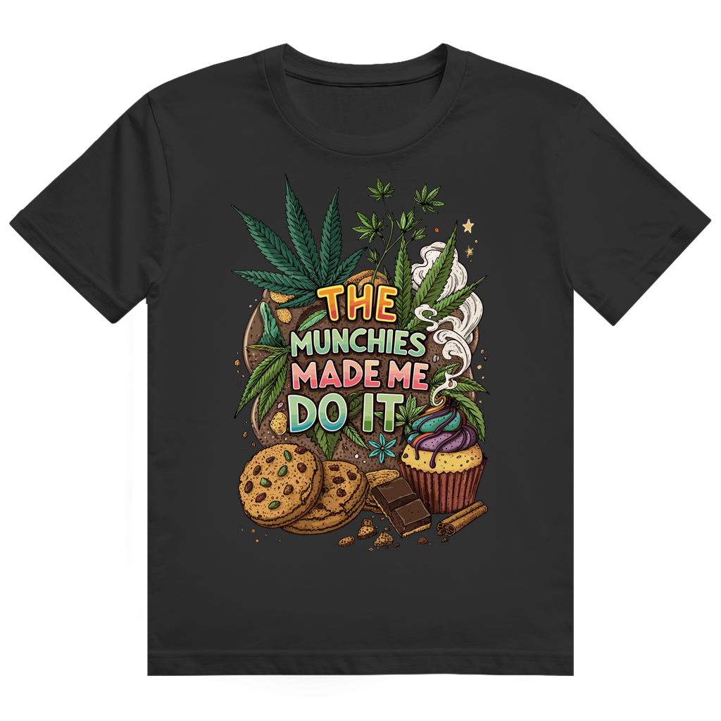 Größentabelle für Division420 Heavy Cotton T-Shirt The Munchies aus 100% Baumwolle