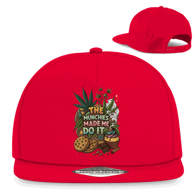 Division420 Snapback Cap The Munchies aus Baumwoll-Twill mit flachem Schirm und Retro-Snapbackverschluss