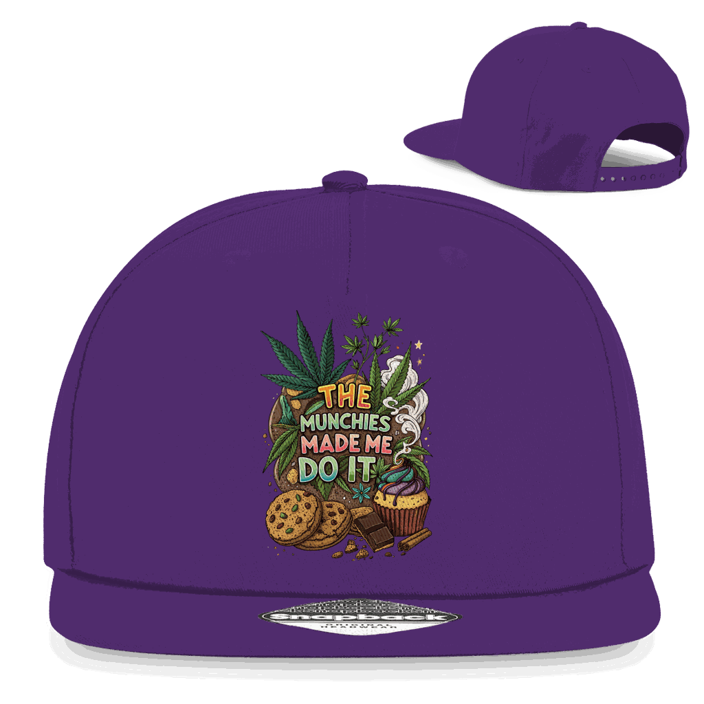 Snapback Rapper Cap - The Munchies | Division420®