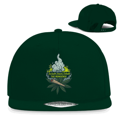 Division420 Snapback Cap Inhale aus Baumwoll-Twill mit flachem Schirm und Retro-Snapbackverschluss