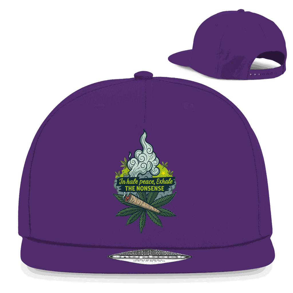 Snapback Rapper Cap - Inhale | Division420®