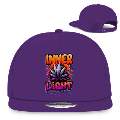 Division420 Snapback Cap Inner Light aus Baumwoll-Twill mit flachem Schirm und Retro-Snapback Verschluss