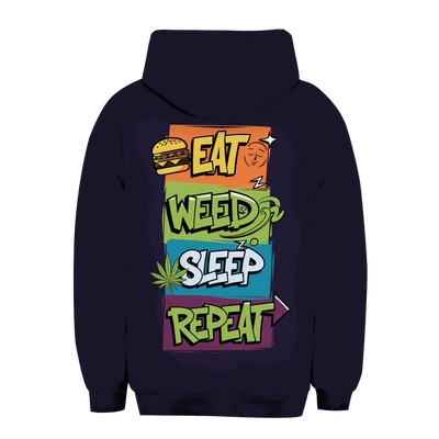 Unisex Oversize Hoodie - Eat Weed Sleep Repeat | Division420®