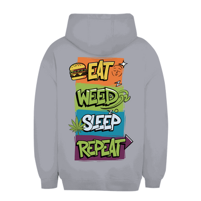 Unisex Oversize Hoodie - Eat Weed Sleep Repeat | Division420®