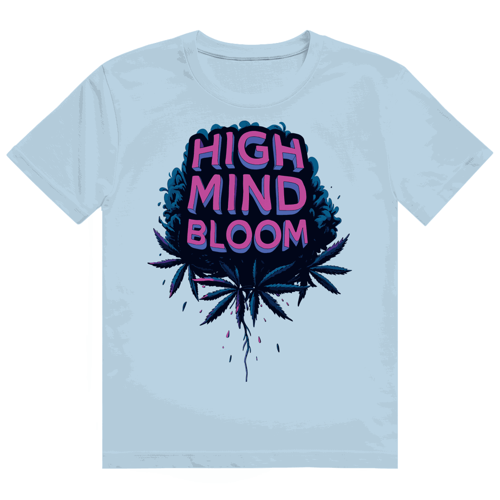 Heavy Cotton T-Shirt - High Mind Bloom | Division420®
