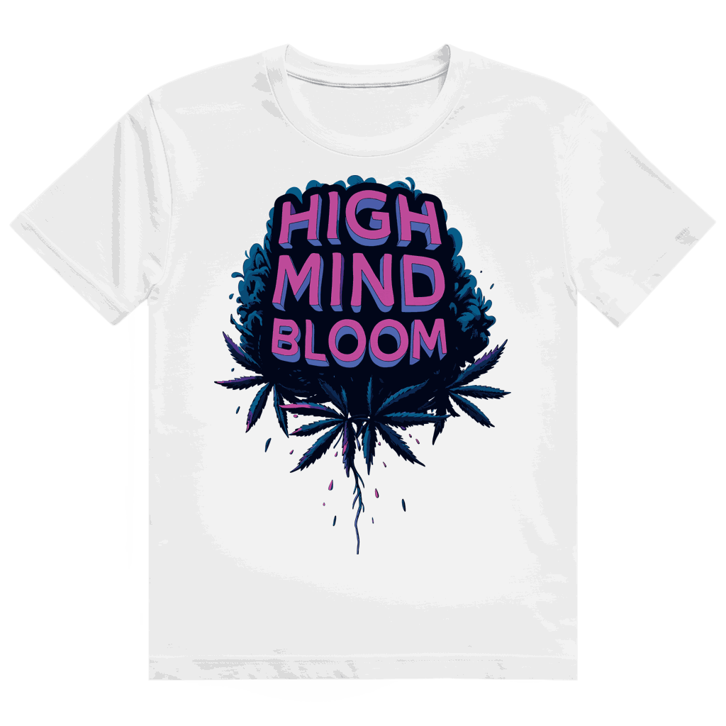 Heavy Cotton T-Shirt - High Mind Bloom | Division420®