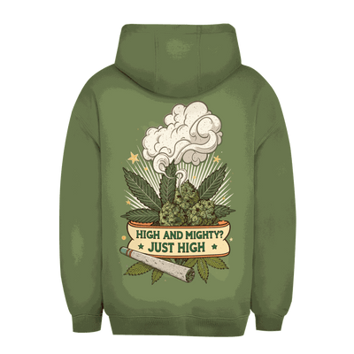 Division420 Unisex Oversize Hoodie Größenübersicht und Passformdiagramm