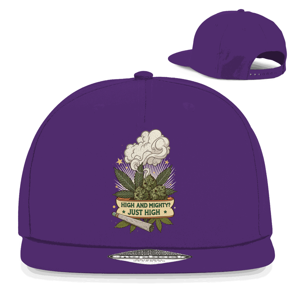Snapback Rapper Cap - High and Mighty? | Division420®
