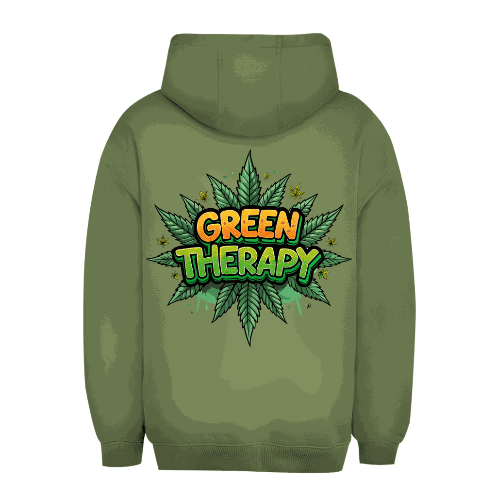 Unisex Oversize Hoodie - Green Therapy | Division420®