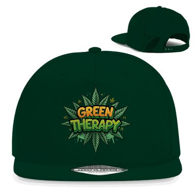 Snapback Rapper Cap - Green Therapy | Division420®