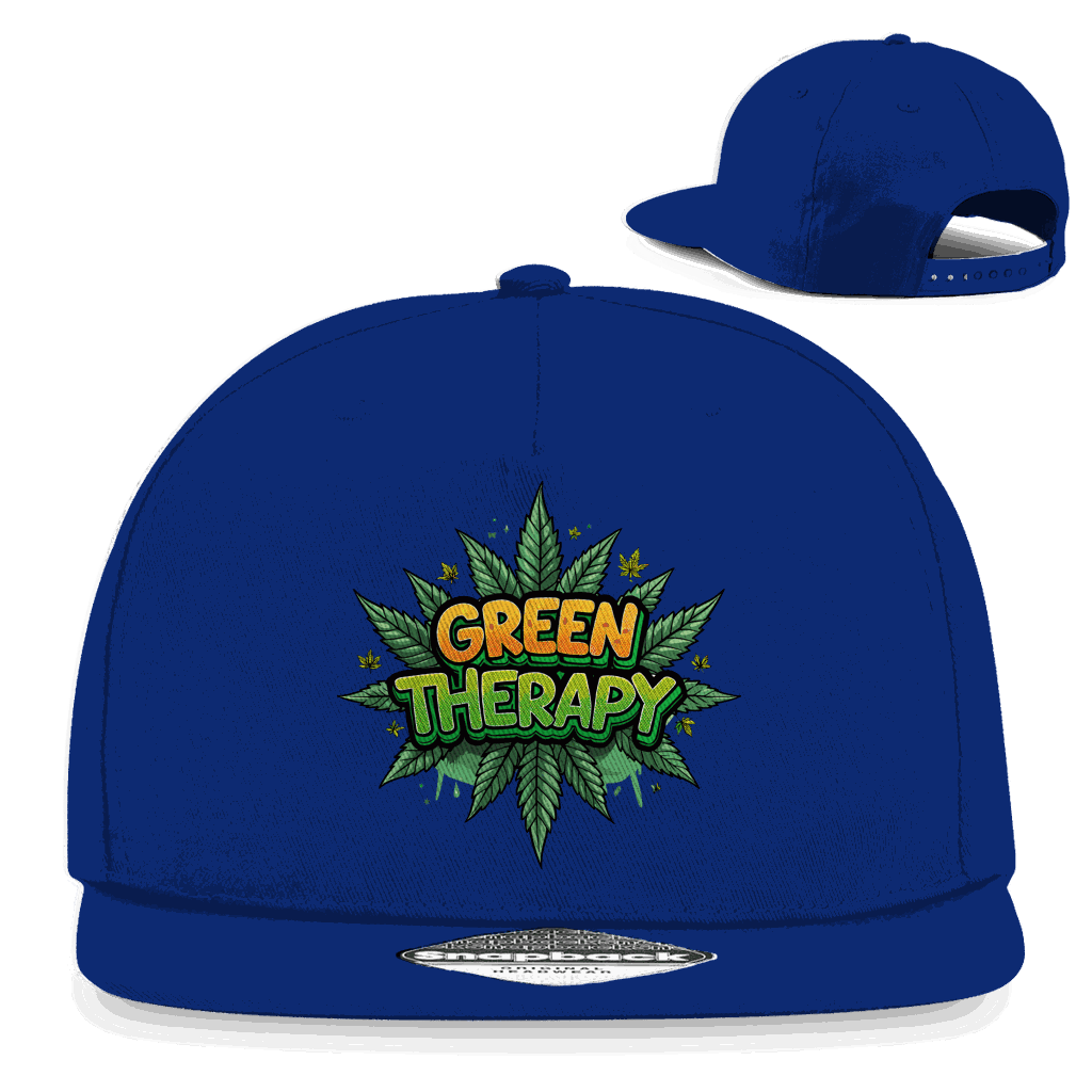 Snapback Rapper Cap - Green Therapy | Division420®