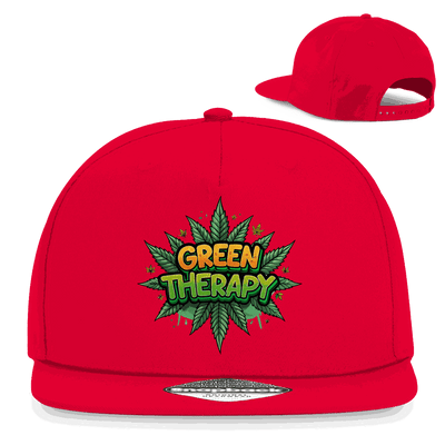 Snapback Rapper Cap - Green Therapy | Division420®