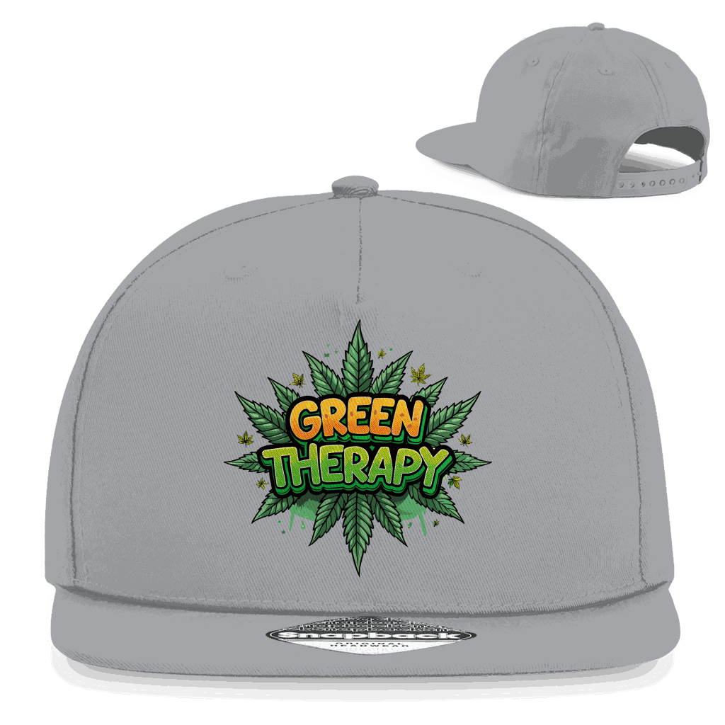 Snapback Rapper Cap - Green Therapy | Division420®