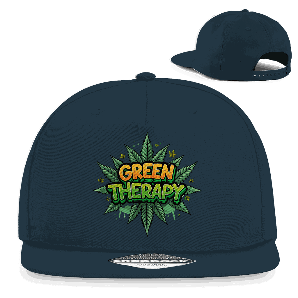 Snapback Rapper Cap - Green Therapy | Division420®